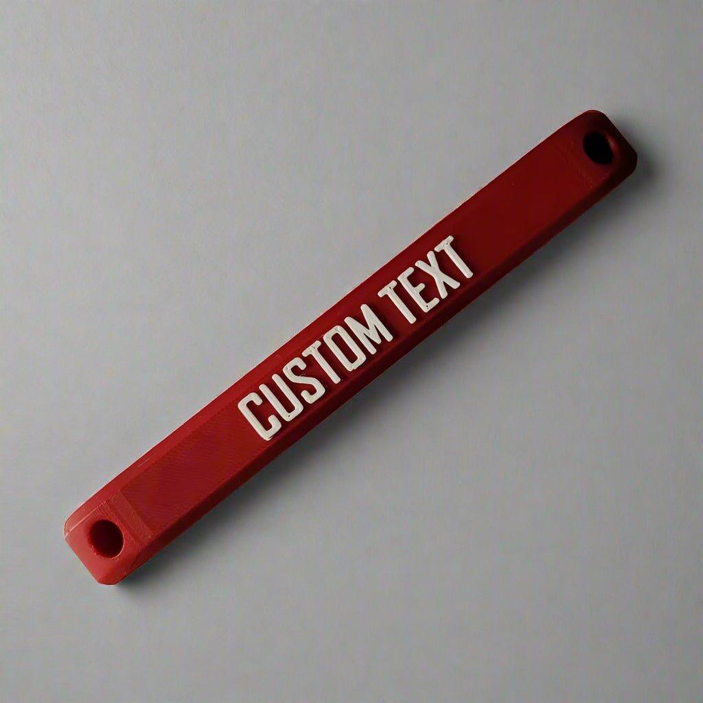 Customisable 150mm Drawer Handle with Embossed 3D text-Handle-Tool Mod Shop