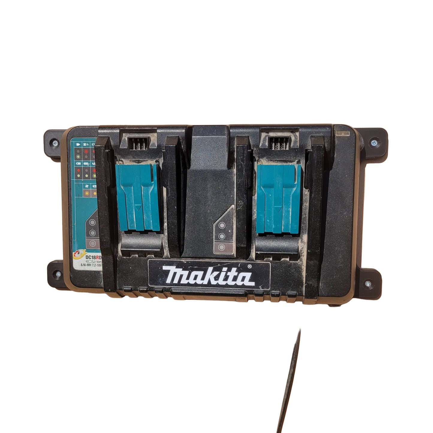 Tough-Brackets™ wall mounting system for Makita DC18RD Dual Charger