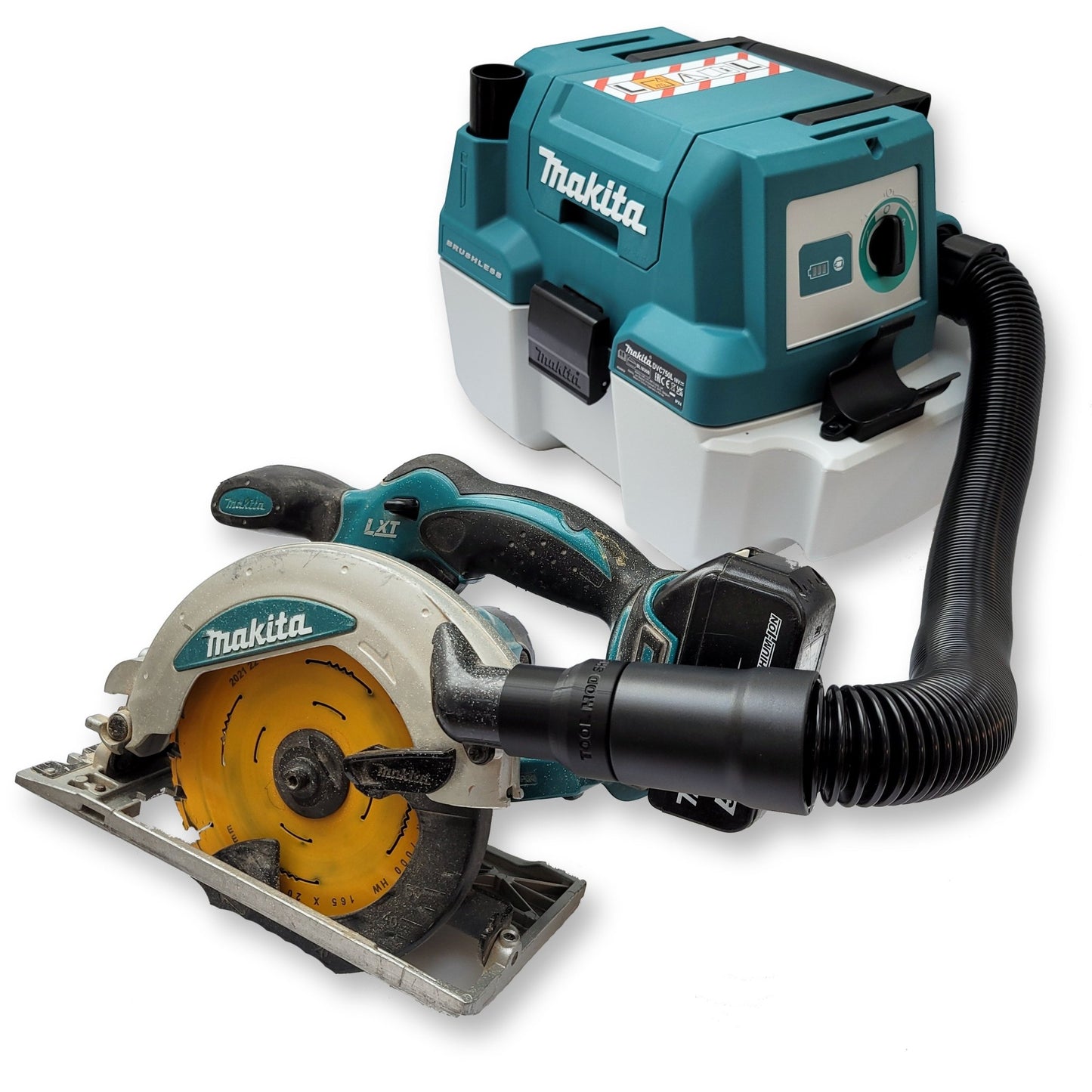 Makita DVC750LZ Vacuum Adaptor for Makita DSS610 / DSS611 18V Circular Saw-Vacuum Adapter-Tool Mod Shop