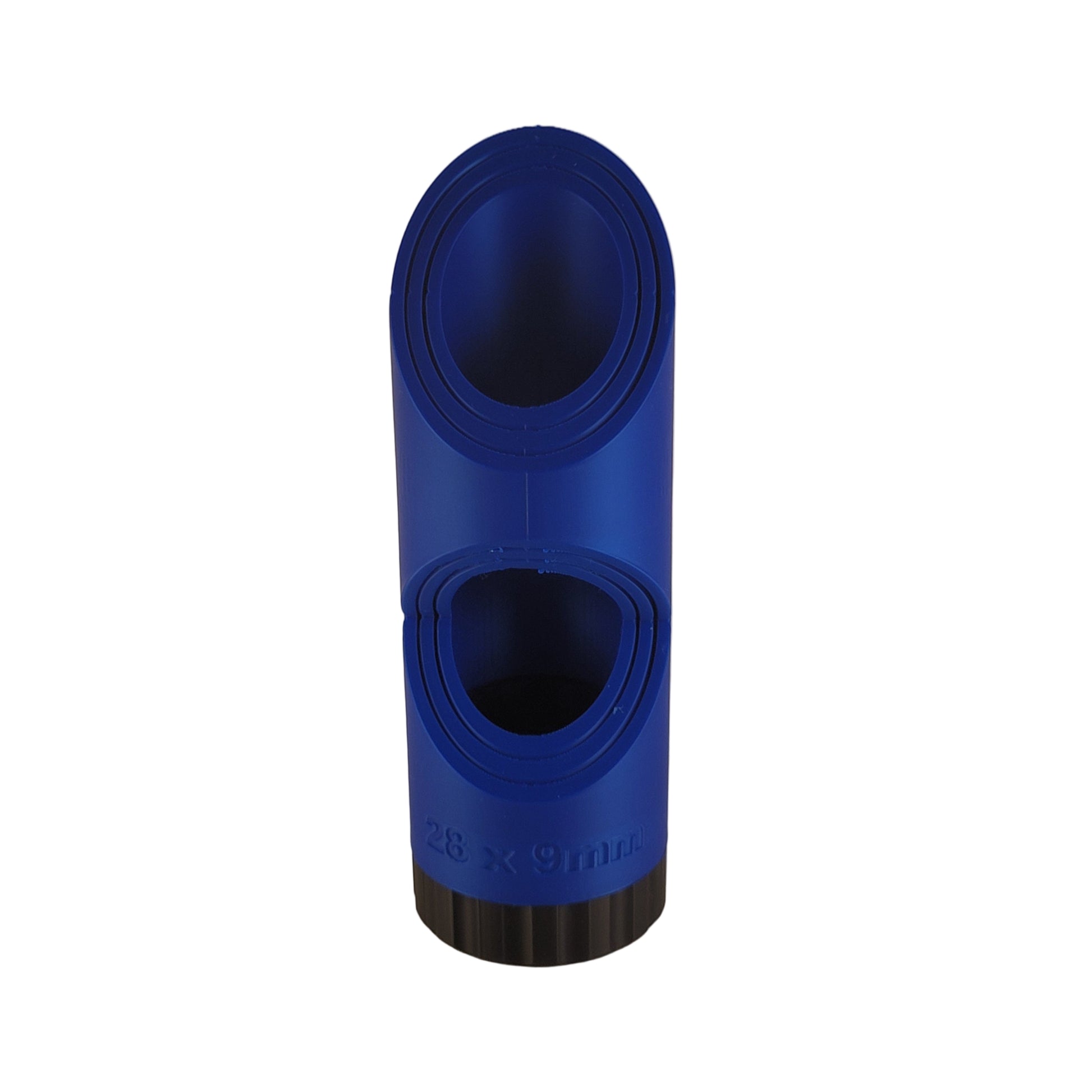 9mm (blue) Lag-master Front view