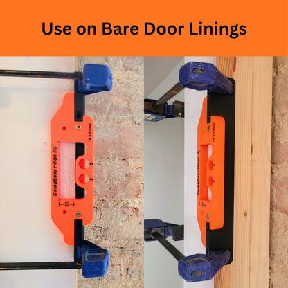 SwingEasy Hinge Jig Router Template | 76mm & 102mm | Quick-Grip Compatible
