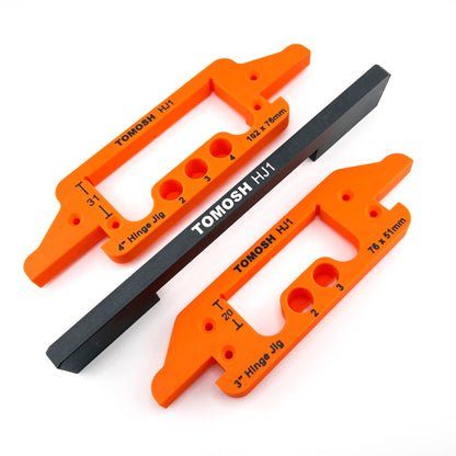 TOMOSH HJ1 - 76mm & 102mm Hinge Jig Template Set