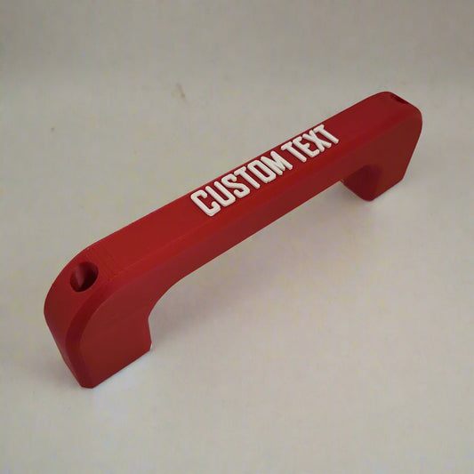 Customisable 150mm Drawer Handle with Embossed 3D text-Handle-Tool Mod Shop