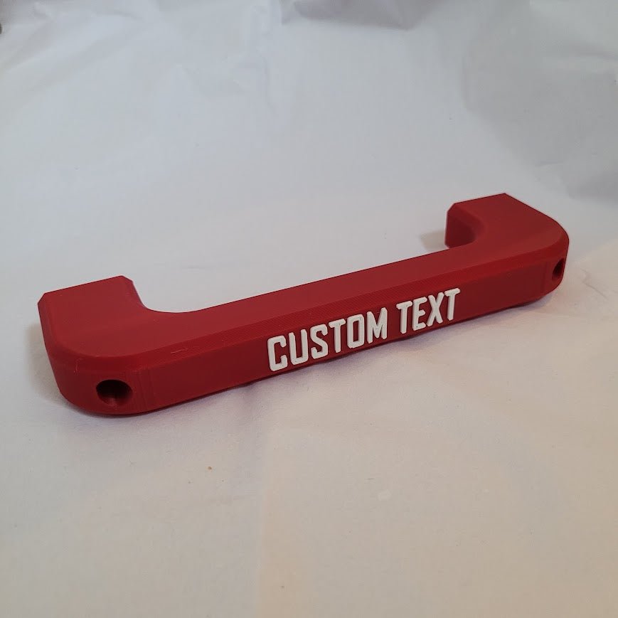 Customisable 150mm Drawer Handle with Embossed 3D text-Handle-Tool Mod Shop