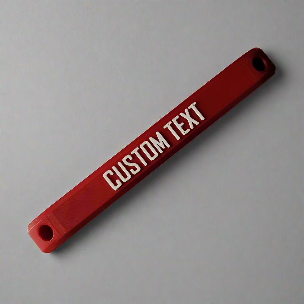 Customisable 150mm Drawer Handle with Embossed 3D text-Handle-Tool Mod Shop