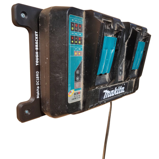 Tough-Brackets™ wall mounting system for Makita DC18RD Dual Charger