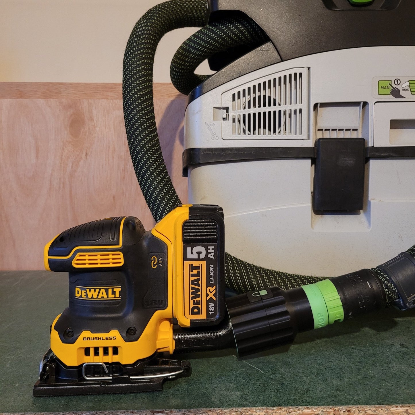 Festool Cleantec Locking Vacuum Adaptor for Dewalt Airlock Tools-Vacuum Adapter-Tool Mod Shop