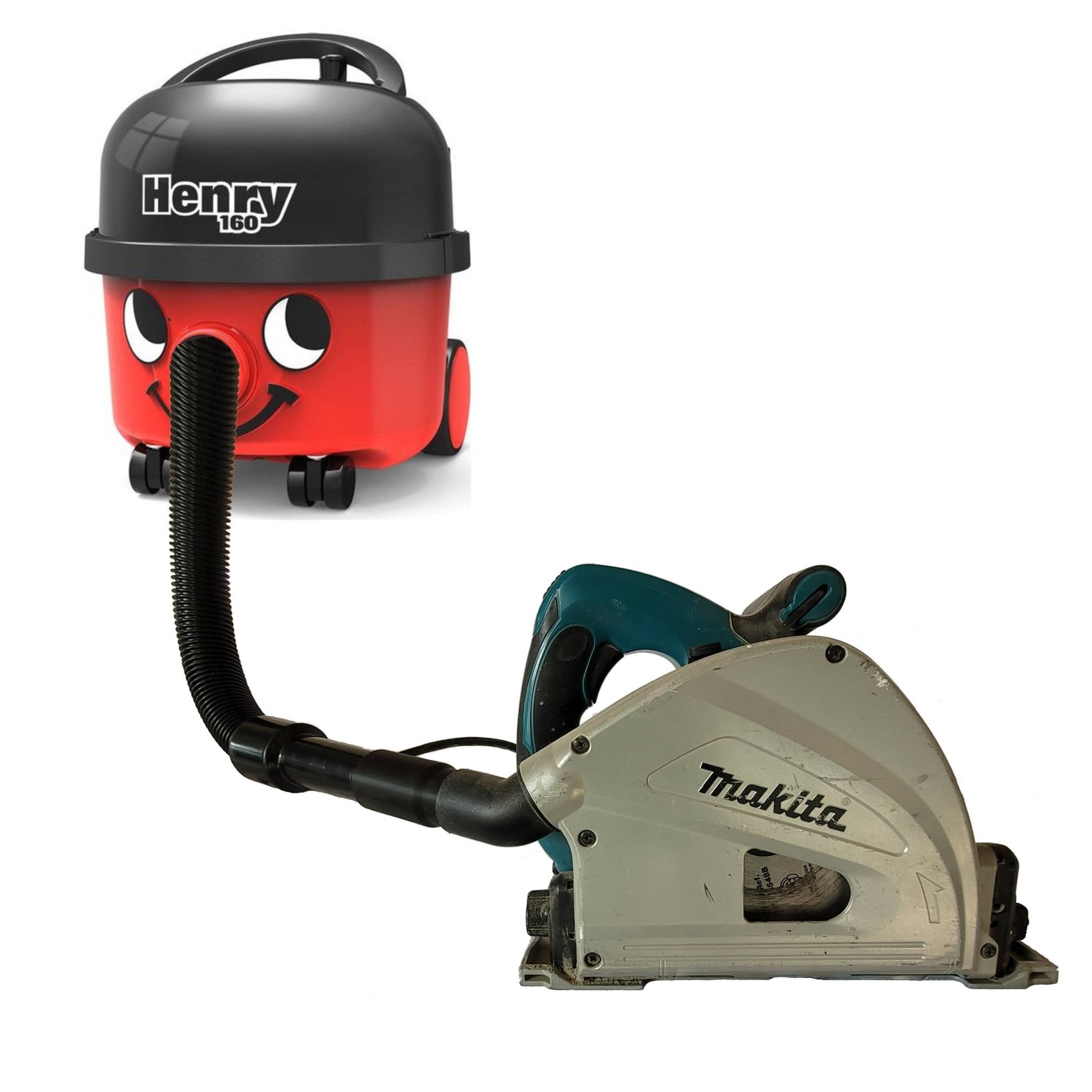 Henry / Numatic Vacuum Adaptor for Makita SP6000 240V Corded Plunge Saw-Vacuum Adapter-Tool Mod Shop