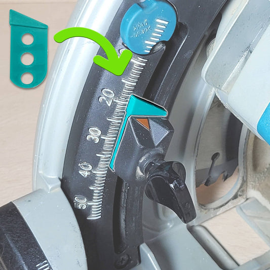Makita SP6000 / DSP6000 Plunge Saw Depth Offset Indicator-Track Saw Mod-Tool Mod Shop