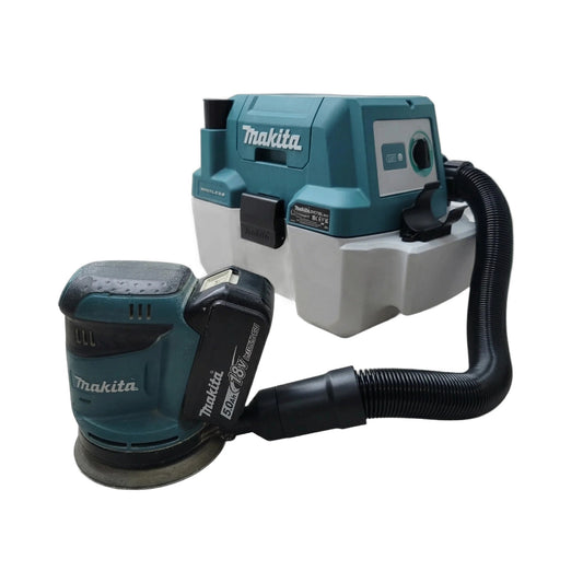 Makita DVC750LZ Vacuum Adaptor for Makita DBO180z 18V Orbital Sander